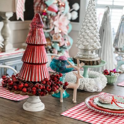 christmas dining room table