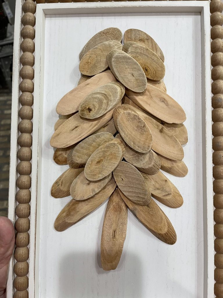 driftwood christmas tree sign