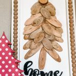 diy driftwood christmas tree sign