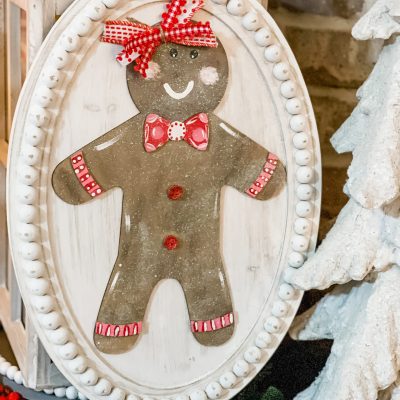 dollar tree gingerbread man makeover