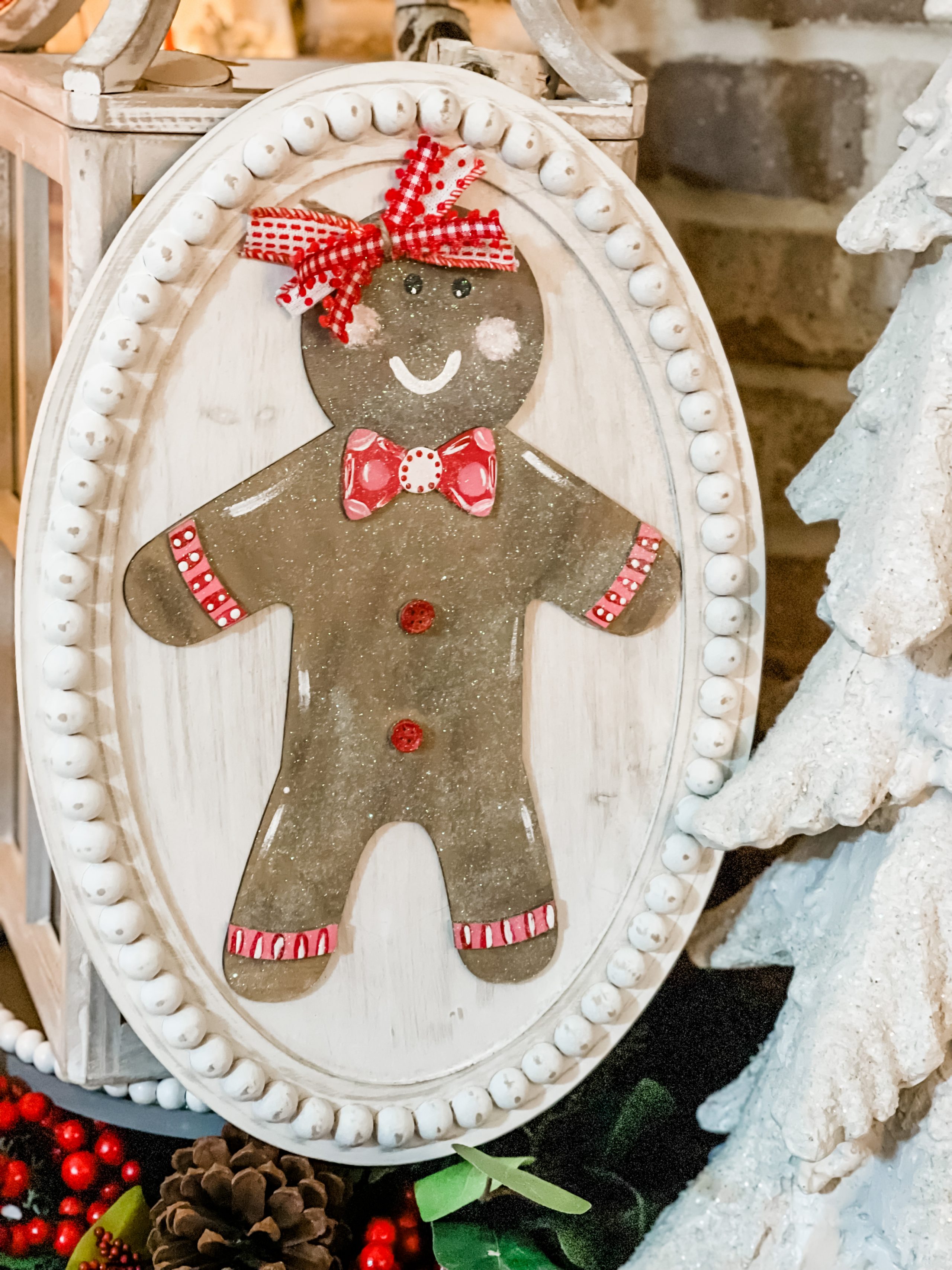 dollar tree gingerbread man makeover ReFabbed