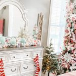 whimsical master bedroom christmas tree