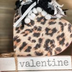 dollar tree wooden heart makeover