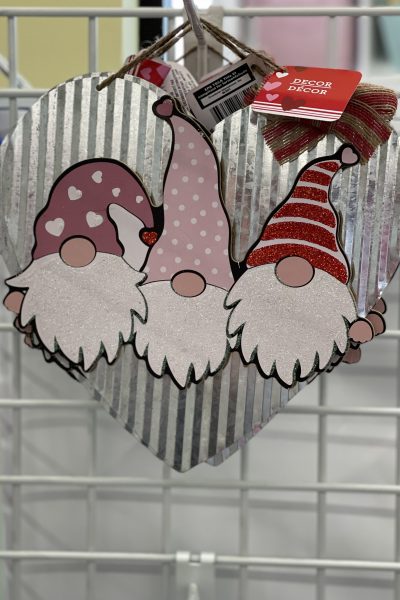 valentine decor at dollar tree