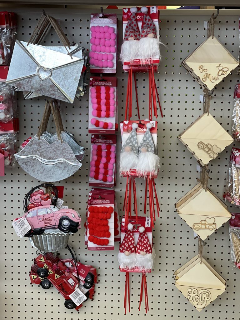 dollar tree decor for valentines day