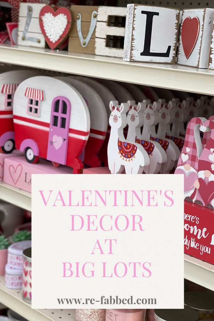 valentine's decor at big lots