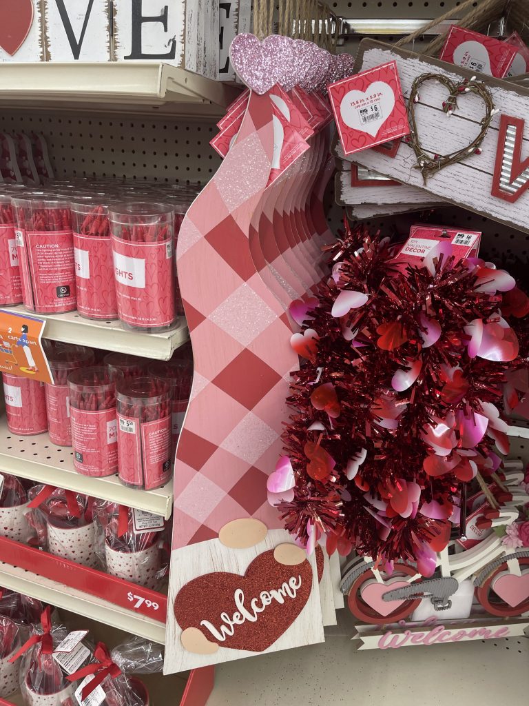 valentine decor at big lots