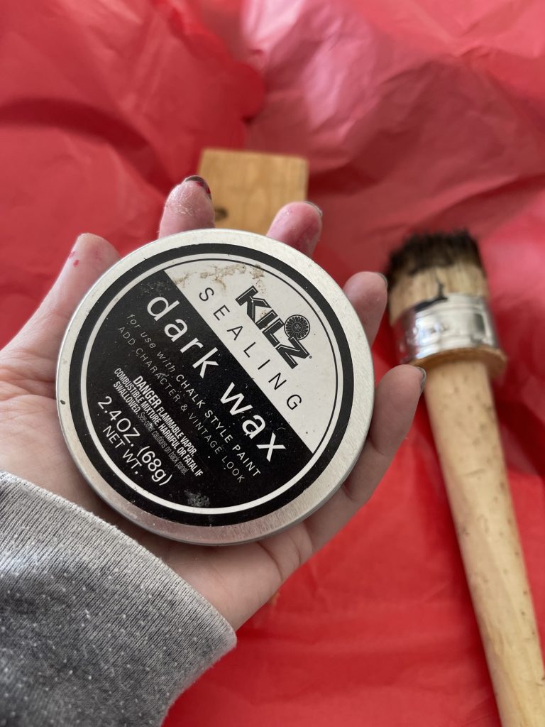 kilz dark wax