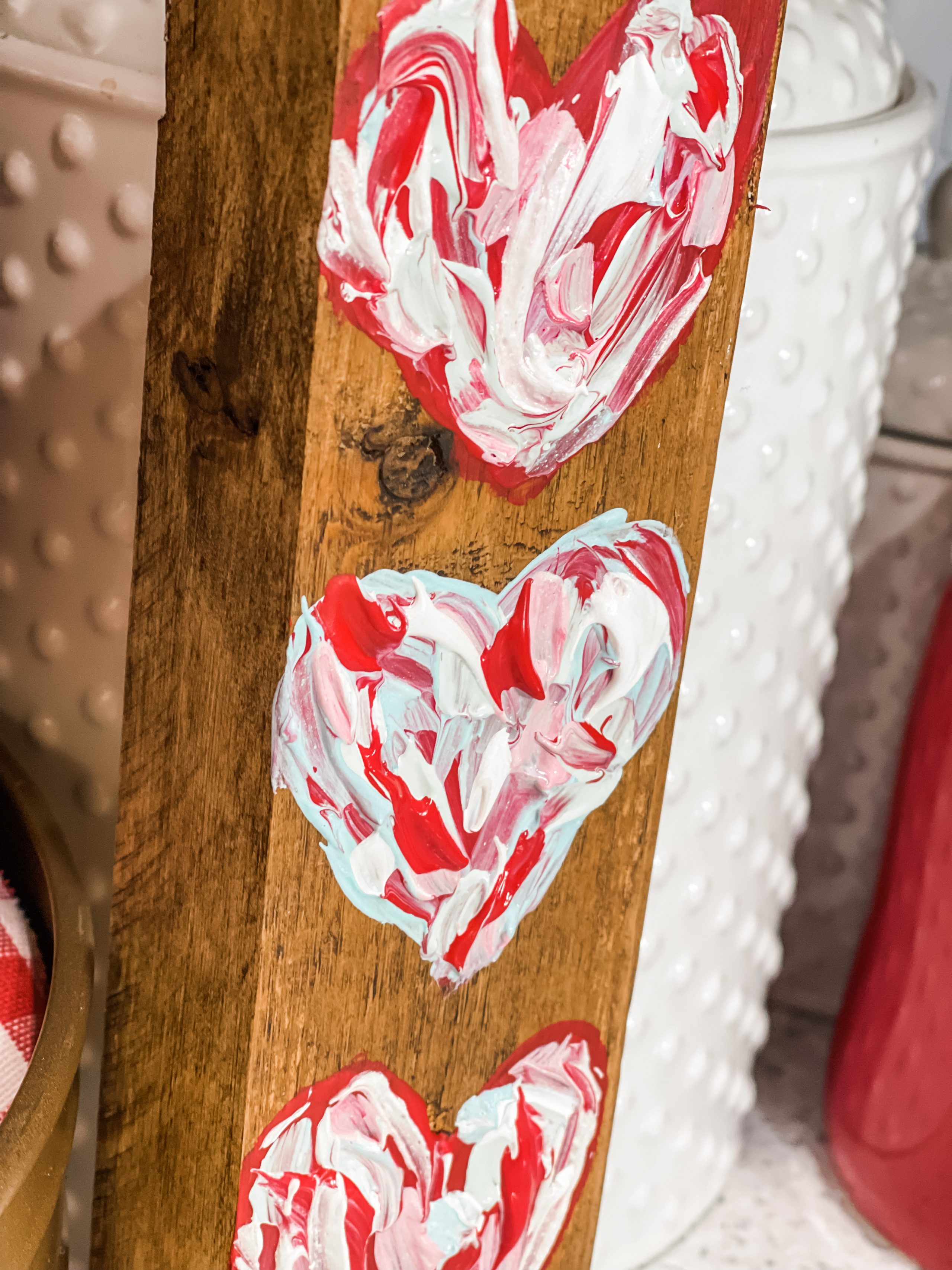 using gel medium with acrylic paint ReFabbed