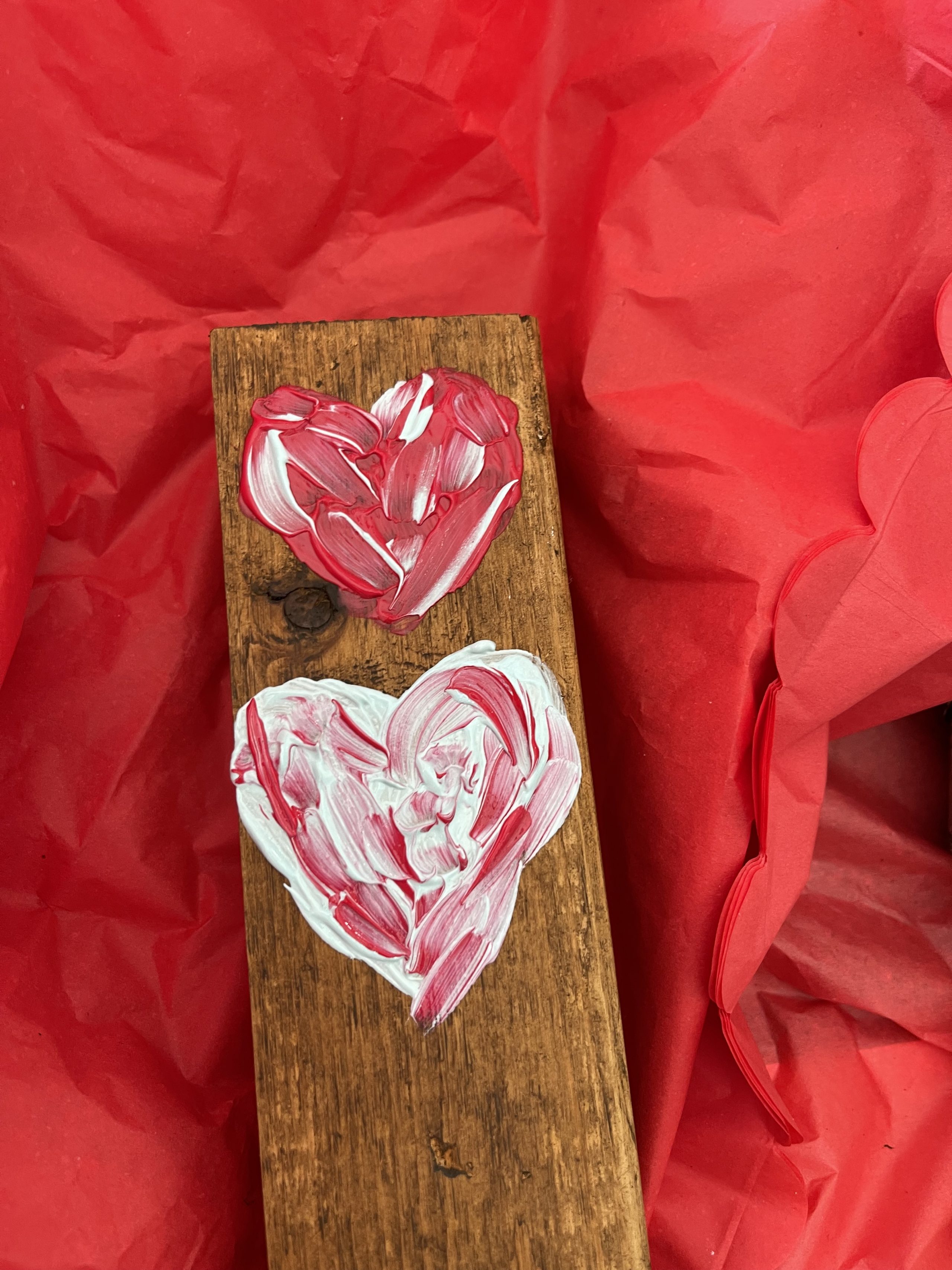 using gel medium with acrylic paint ReFabbed