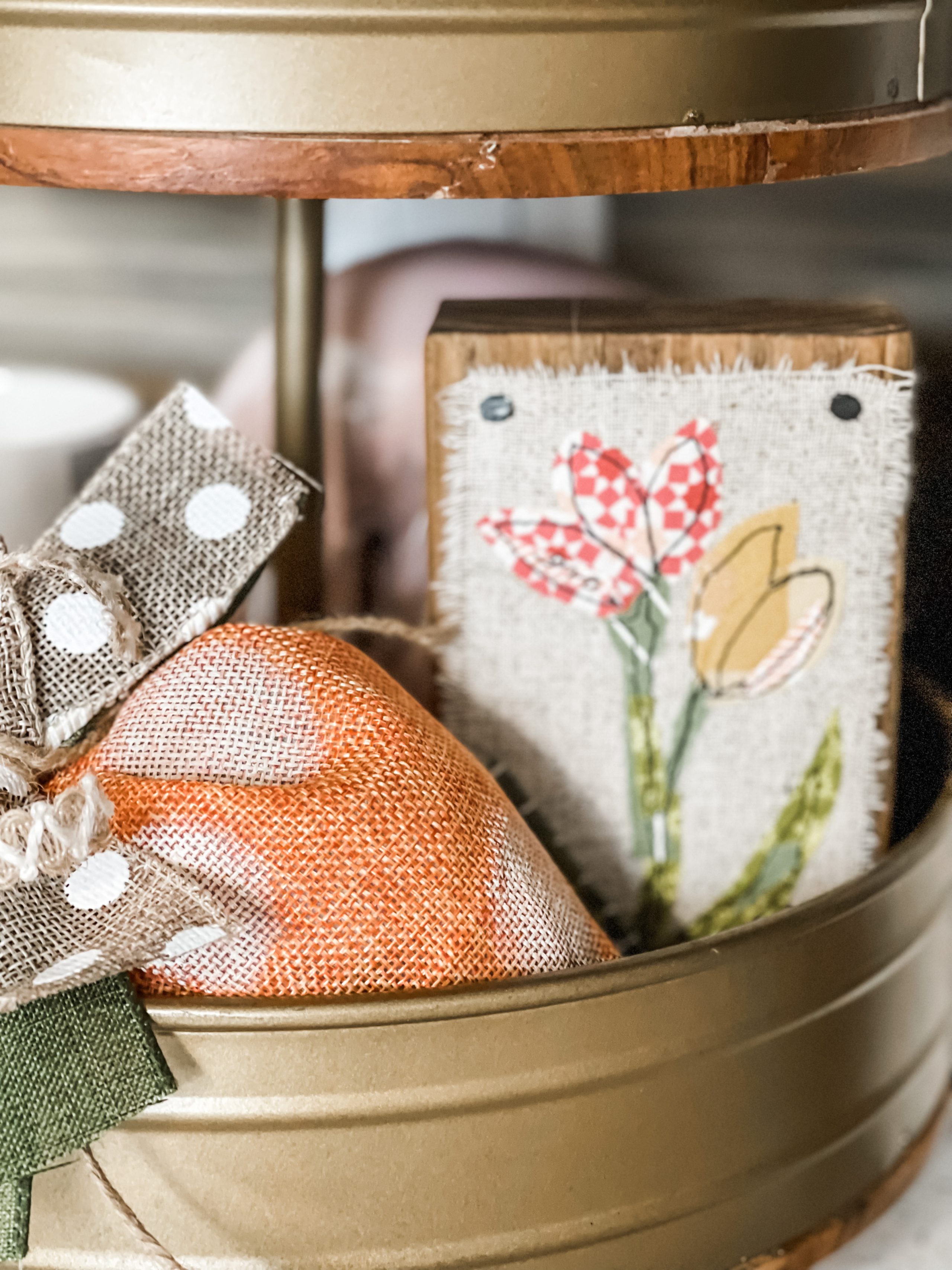 dollar tree carrot bag makeover ReFabbed