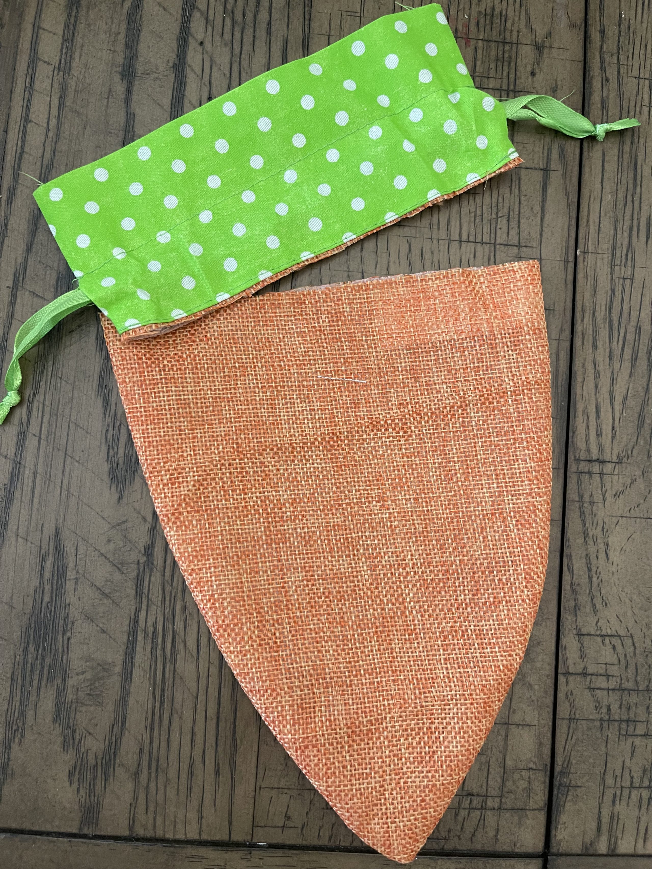 dollar tree carrot bag makeover ReFabbed