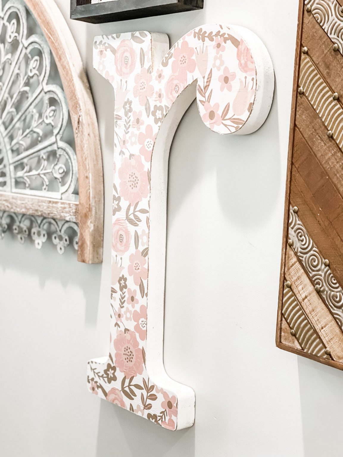 using wrapping paper with mod podge ReFabbed