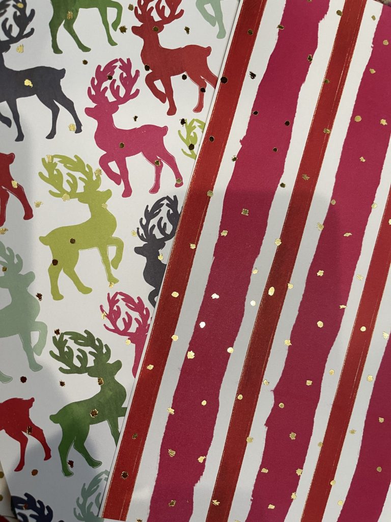 christmas scrapbook paper