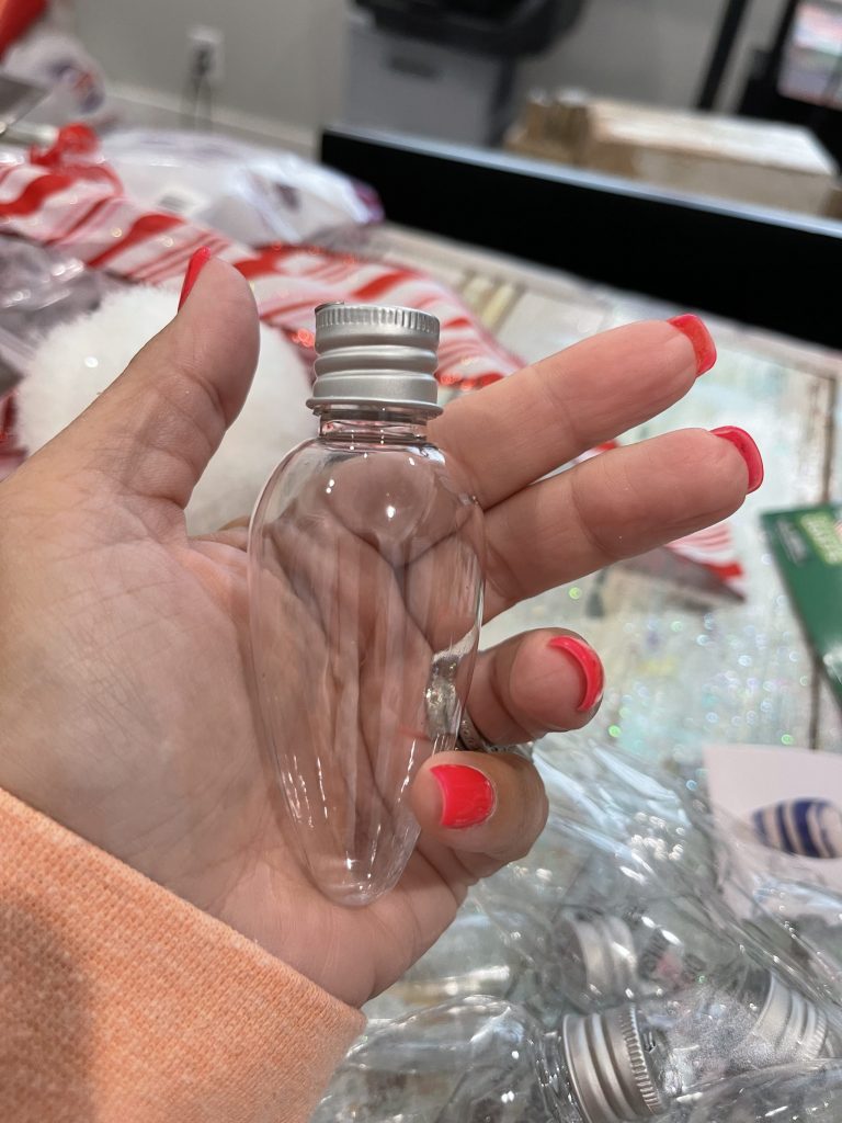 clear plastic bulb
