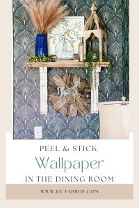 pinterest image of dining room wallpaper