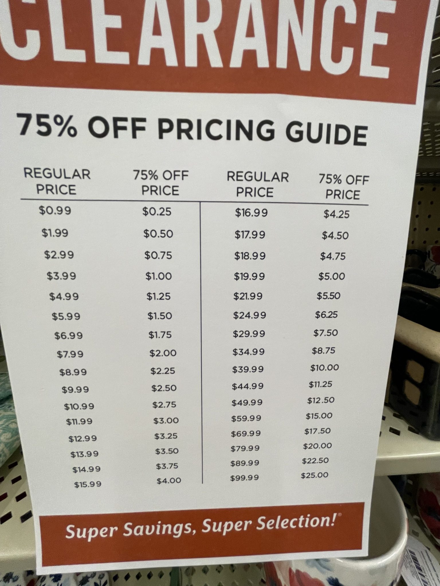 hobby lobby 75 sale ReFabbed