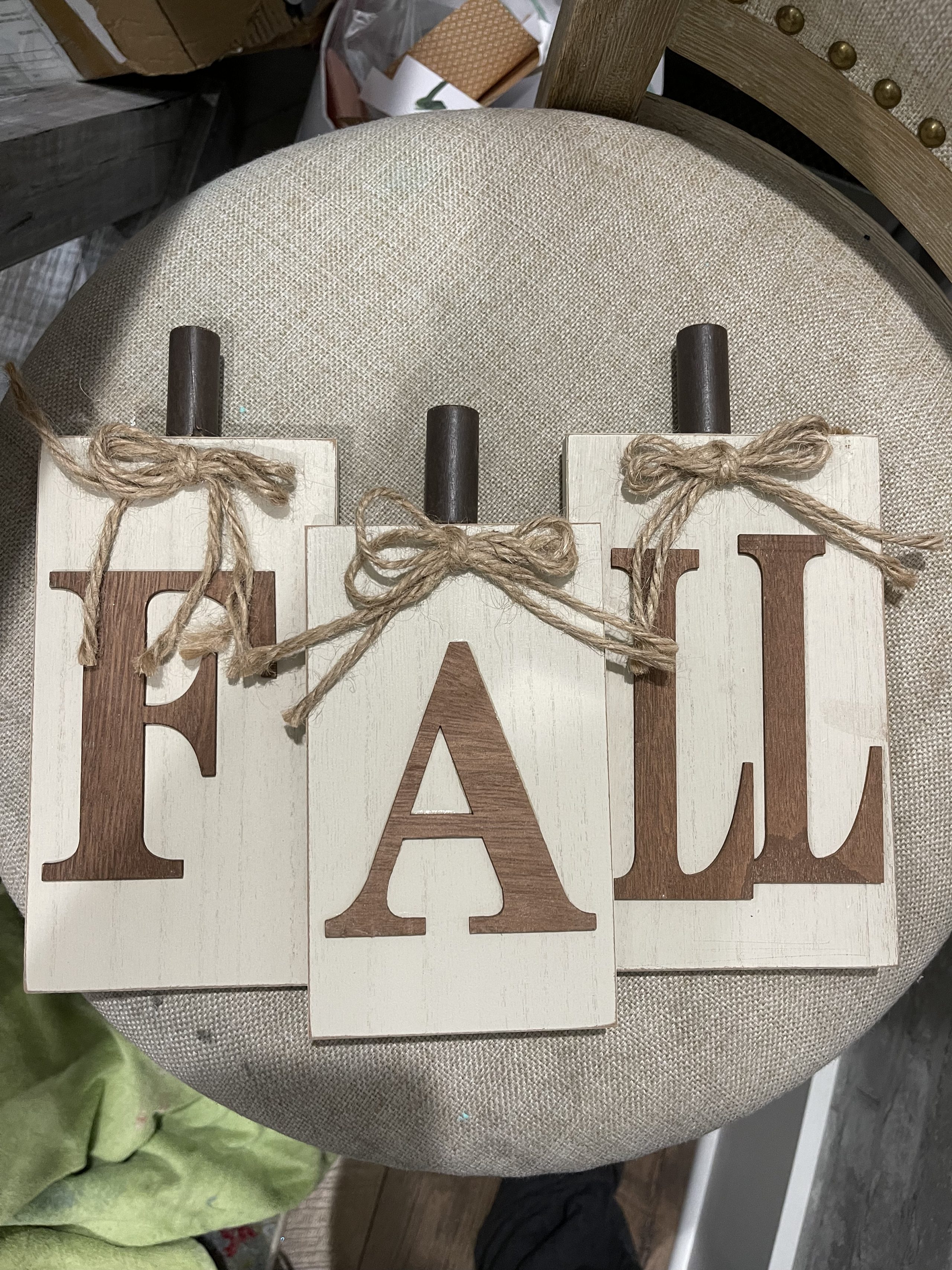 dollar general fall sign makeover ReFabbed