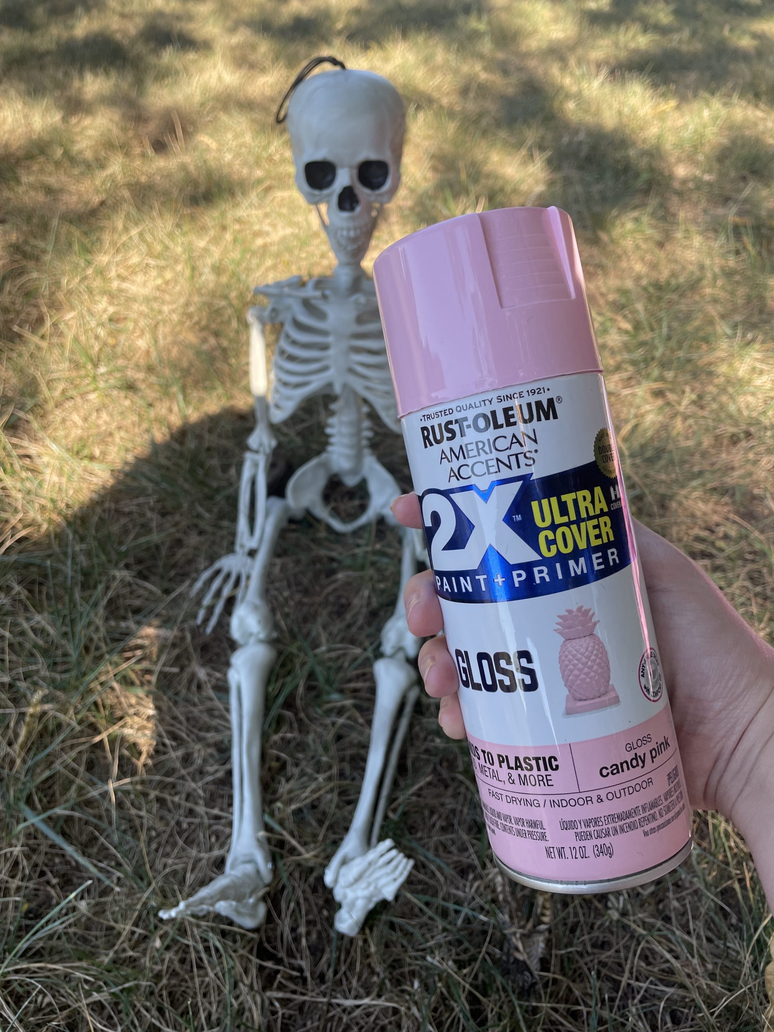 spray paint a skeleton - Re-Fabbed