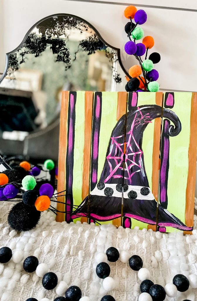 diy witches hat decor