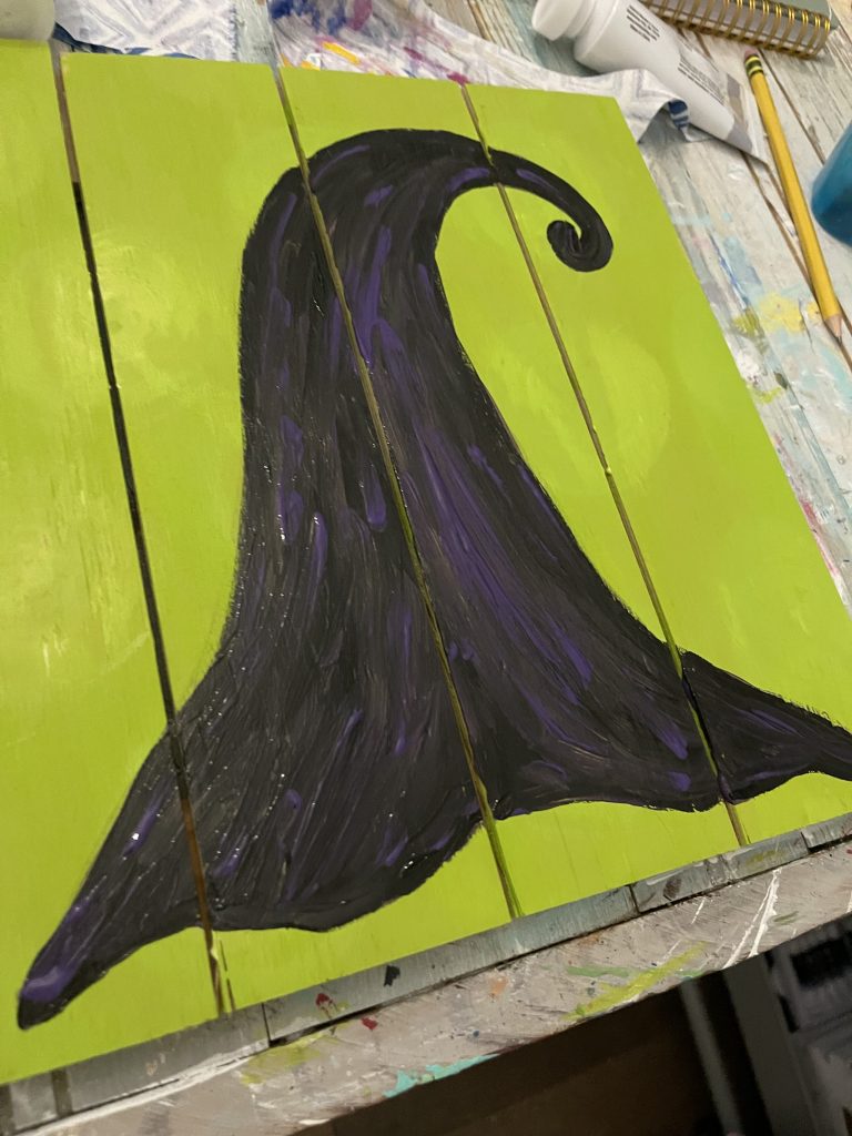witches hat painting