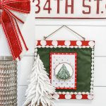 diy christmas canvas sign