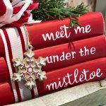 diy dollar store christmas book makeover