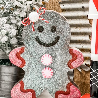 diy painted gingerbread girl