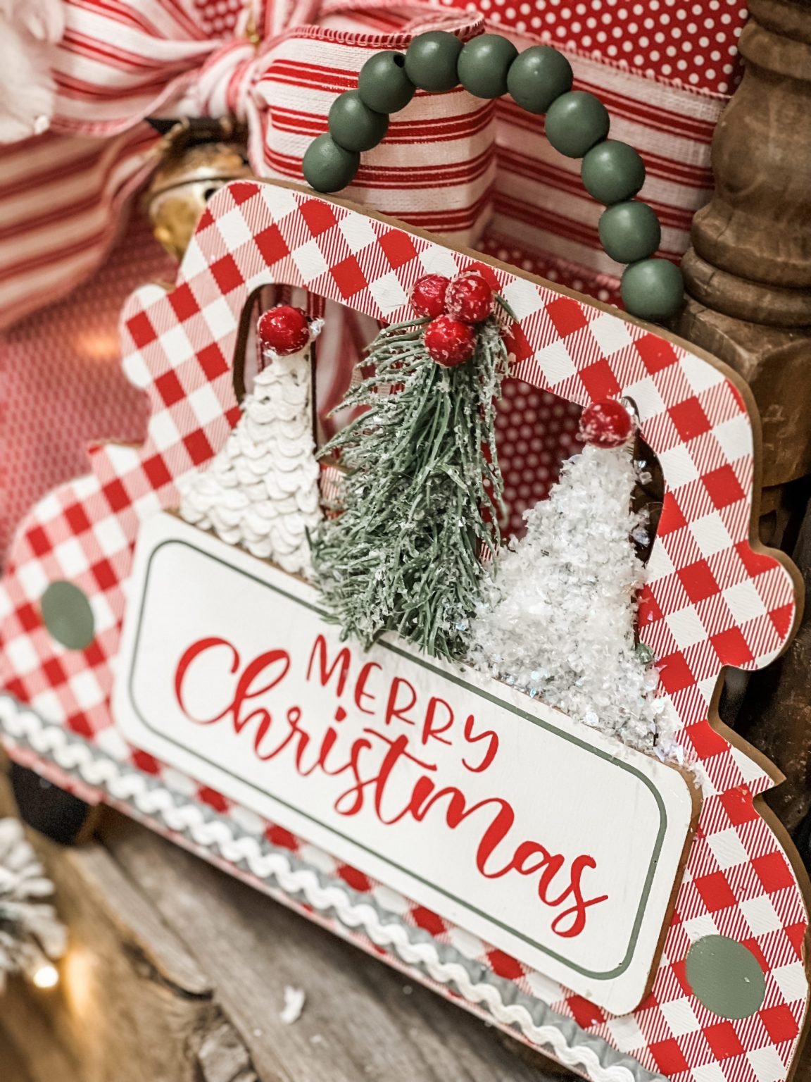 dollar general christmas sign makeover ReFabbed