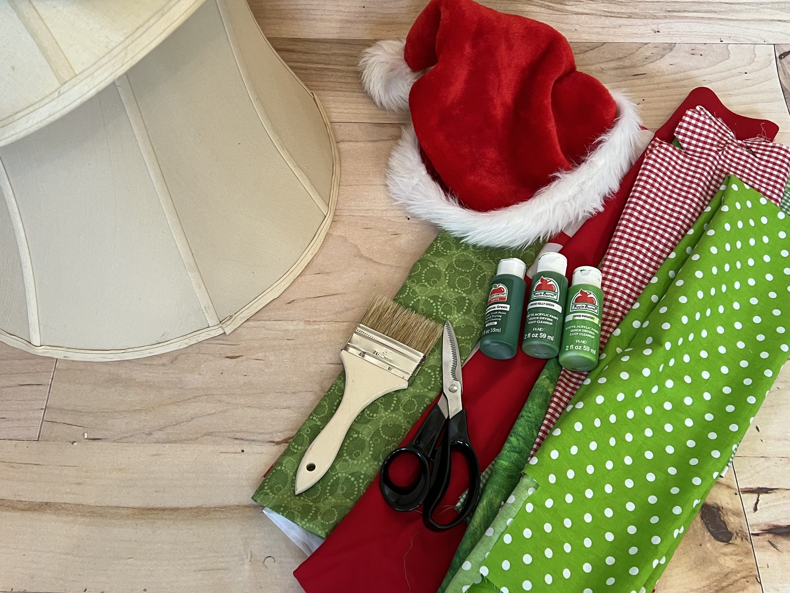 diy lamp shade christmas tree ReFabbed