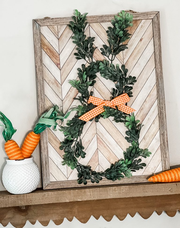 diy boxwood bunny ReFabbed