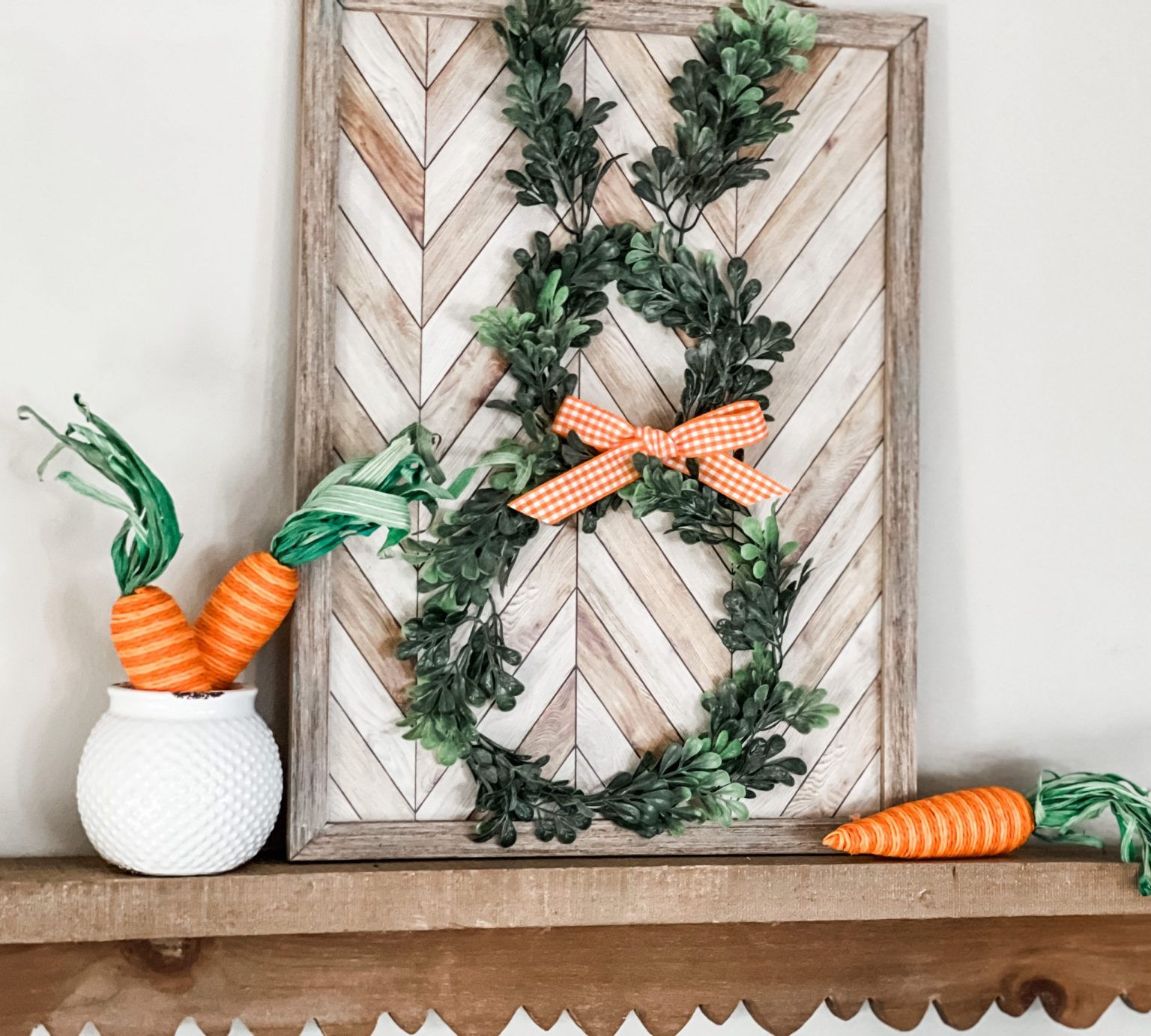 diy boxwood bunny ReFabbed