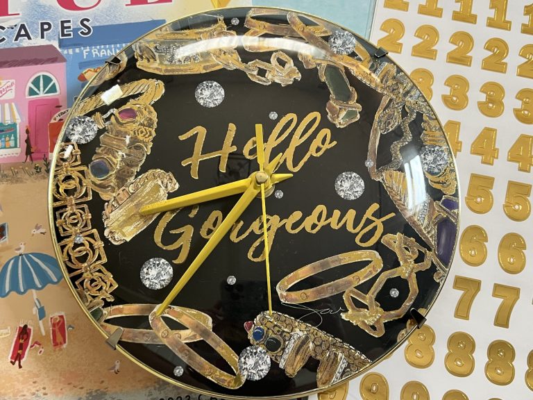 diy hobby lobby clock makeover ReFabbed