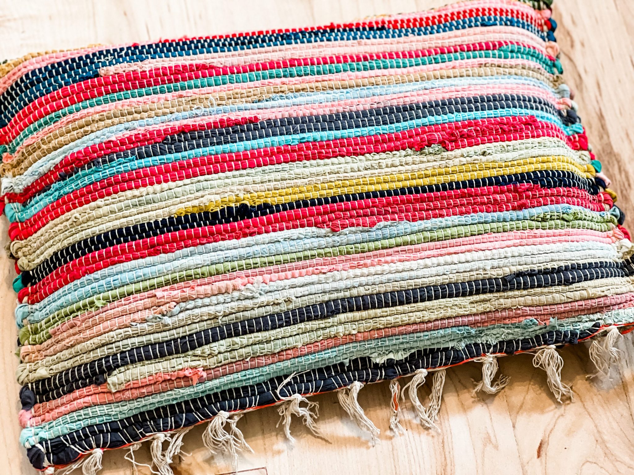 dollar tree bohemian rug ReFabbed