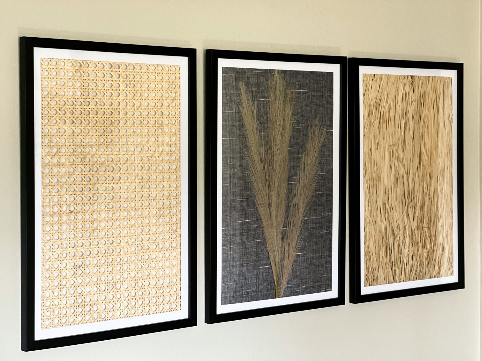 diy neutral wall art ReFabbed