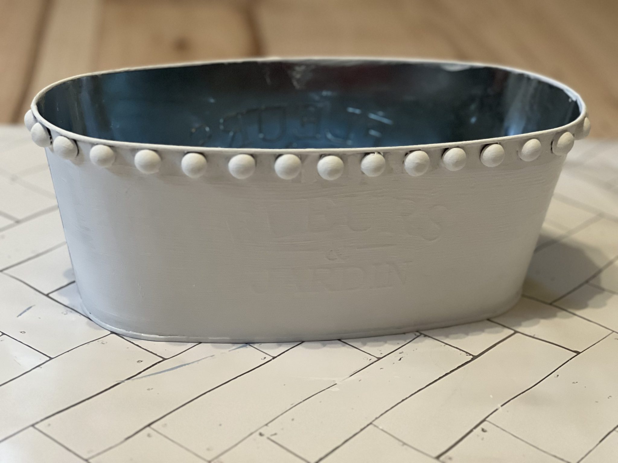 diy metal dollar tree planter ReFabbed