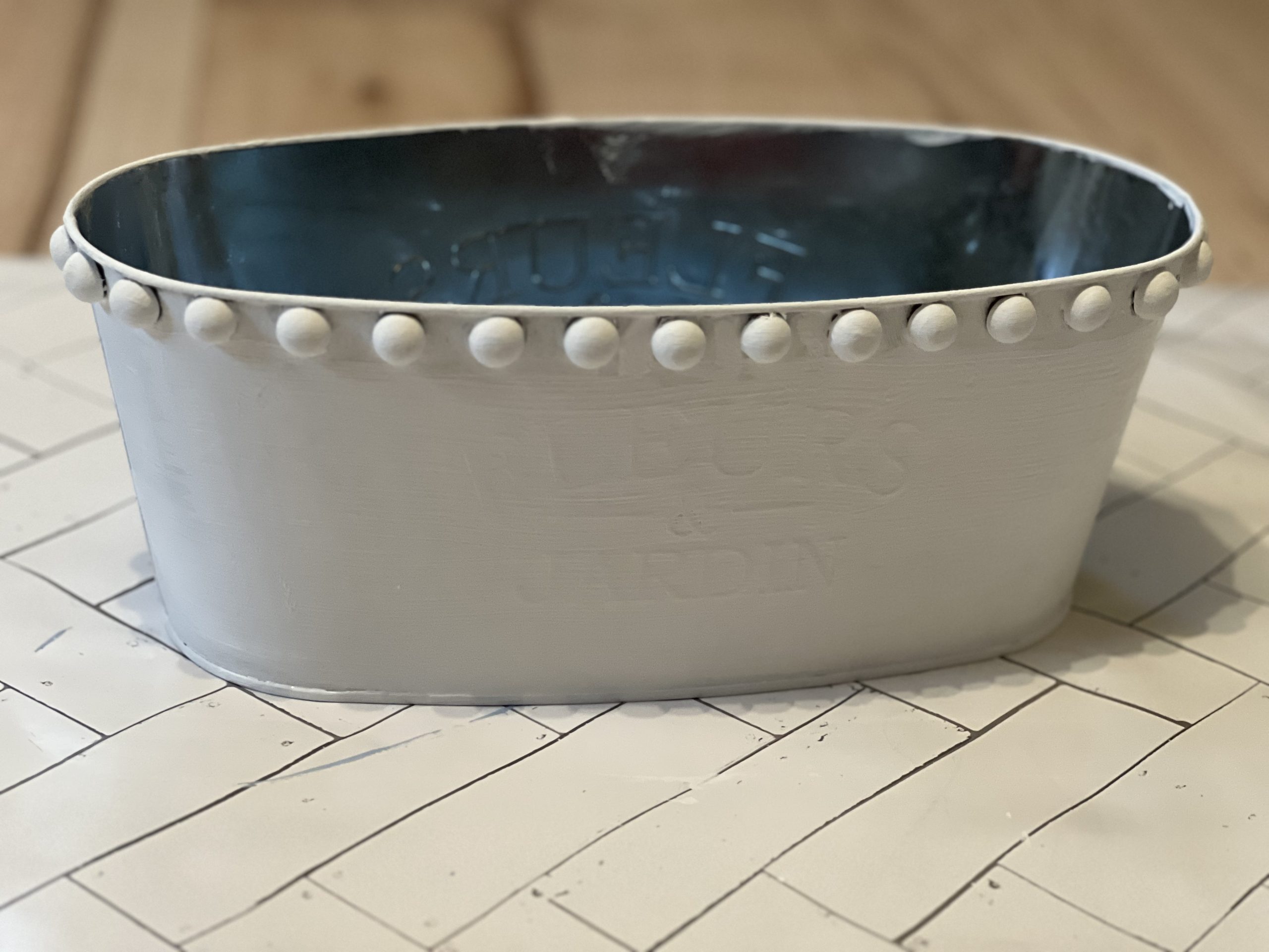 diy metal dollar tree planter ReFabbed