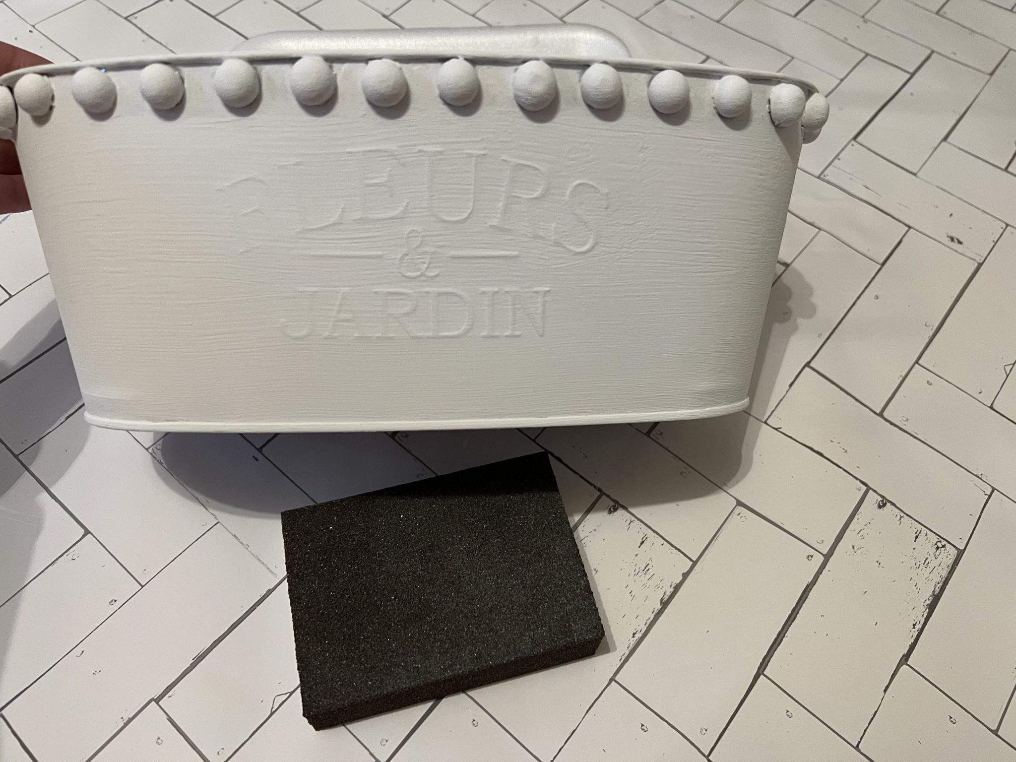 diy metal dollar tree planter ReFabbed