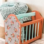 magazine rack makeover