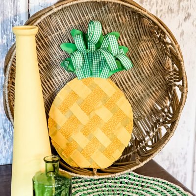 dollar tree pineapple decor