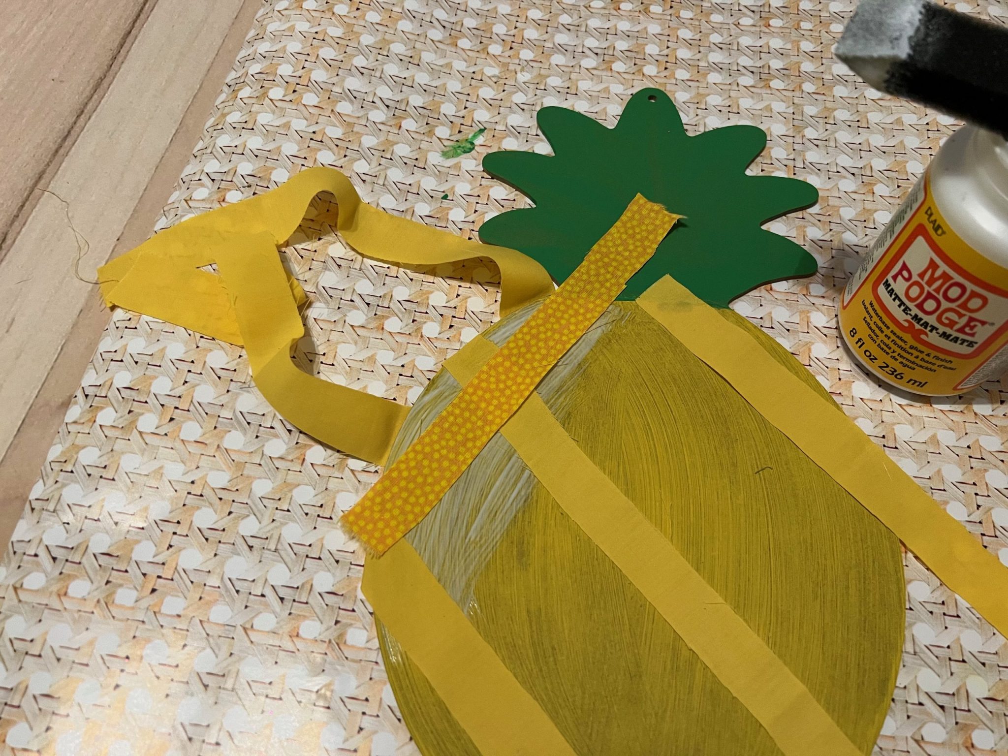 dollar tree pineapple decor ReFabbed