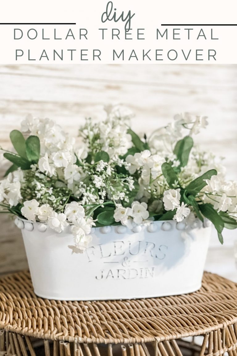 diy metal dollar tree planter ReFabbed