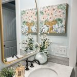 guest bathroom spring refresh