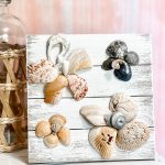how to make flowers from seashells