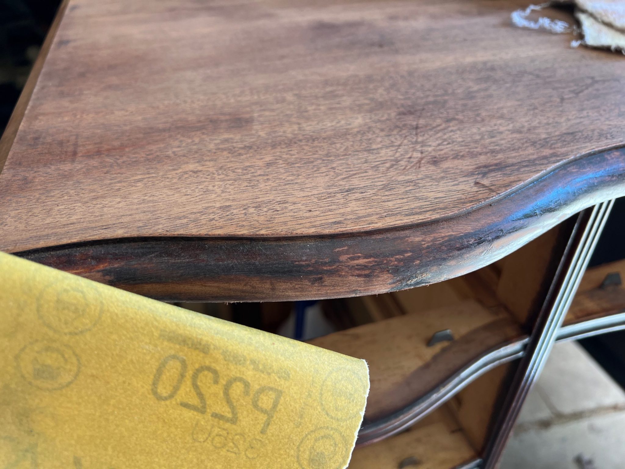 how to bleach wood veneer furniture using household bleach ReFabbed