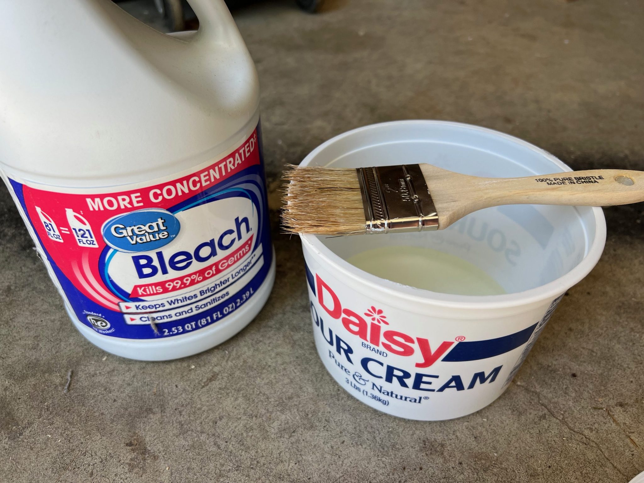 how to bleach wood veneer furniture using household bleach ReFabbed