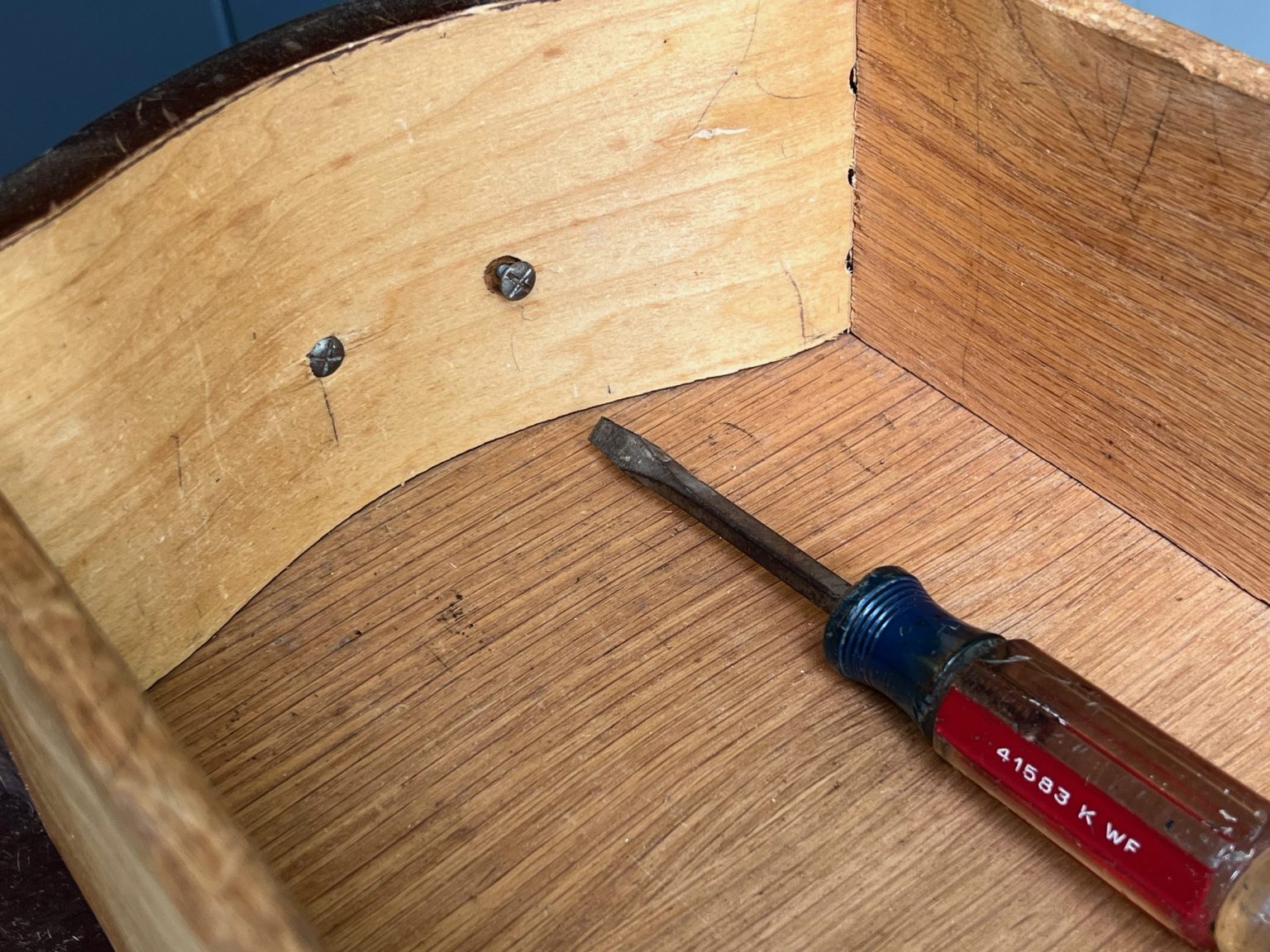 how to bleach wood veneer furniture using household bleach ReFabbed