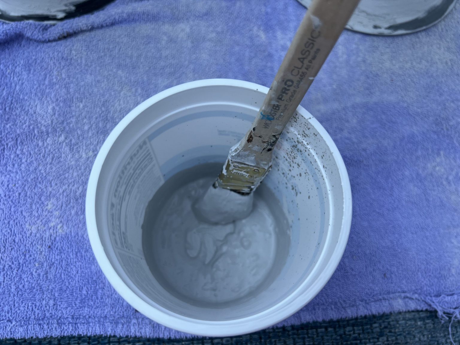 how to make a diy faux concrete planter ReFabbed