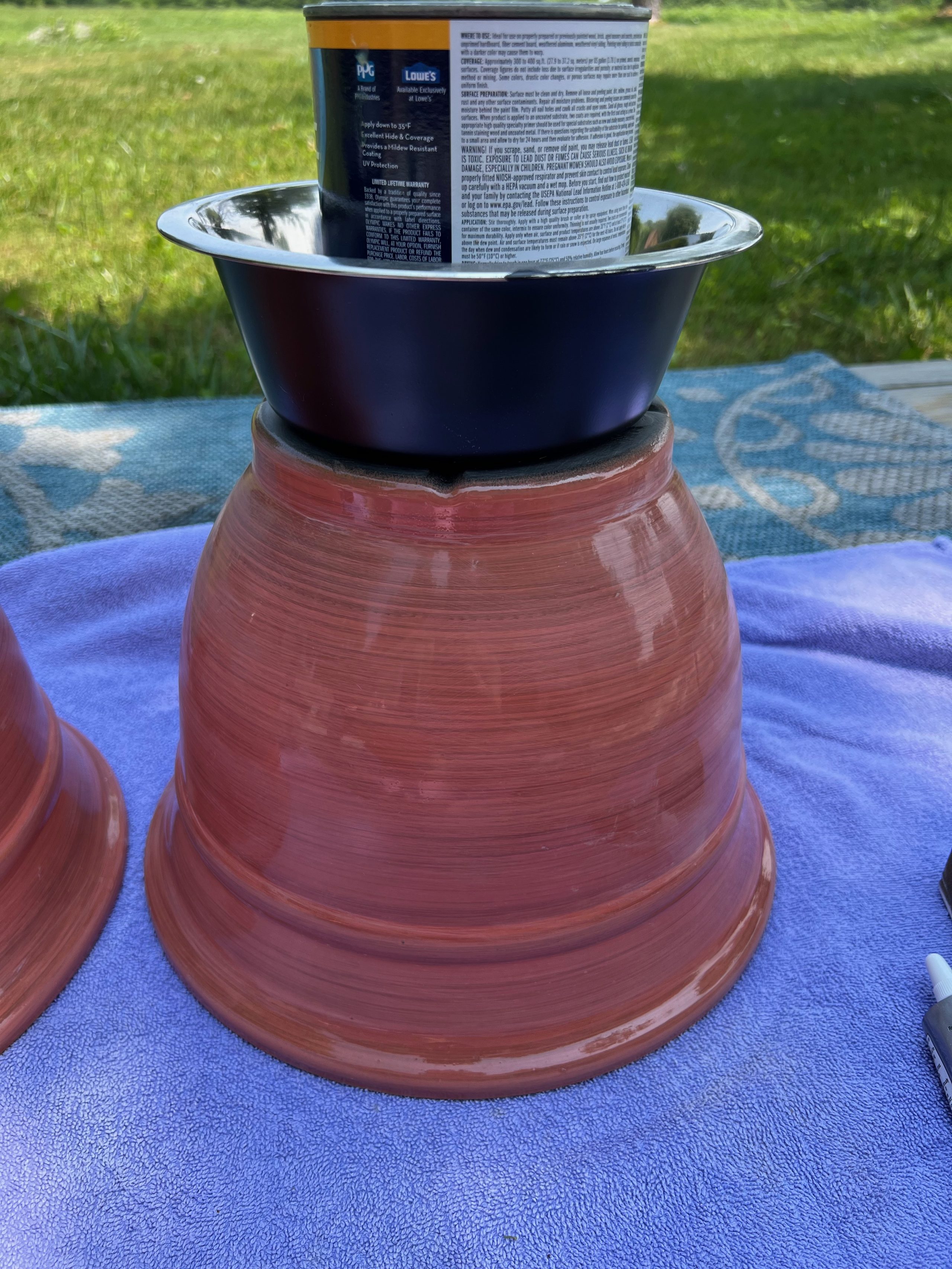 how to make a diy faux concrete planter ReFabbed