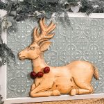 how to use adhesive wall tiles for christmas decor
